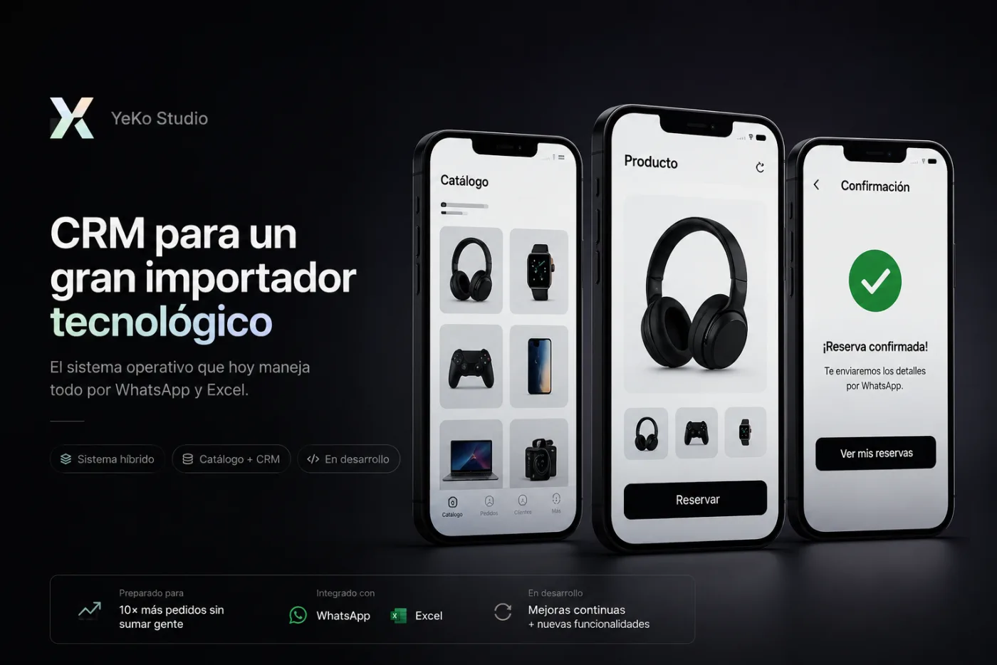 CRM para un gran importador tecnológico